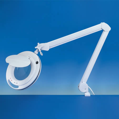 Led Magnifying Lamp With Long-reach Arm 1