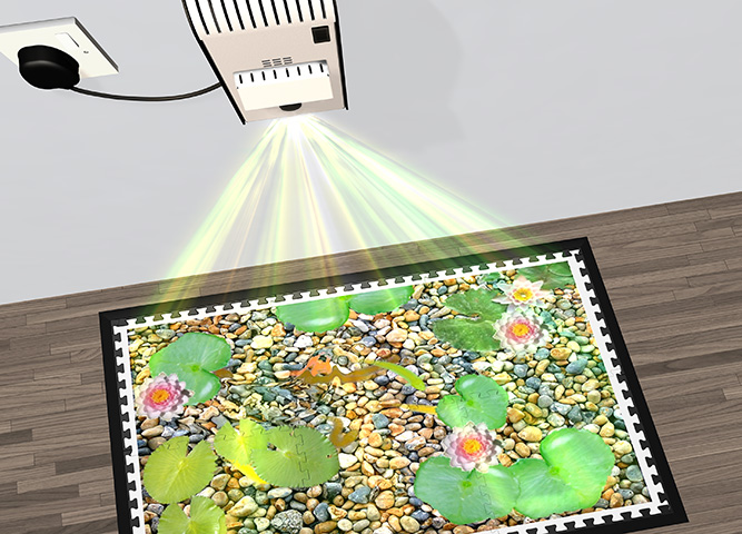 Mini Enchanted Interactive Floor Projector 1