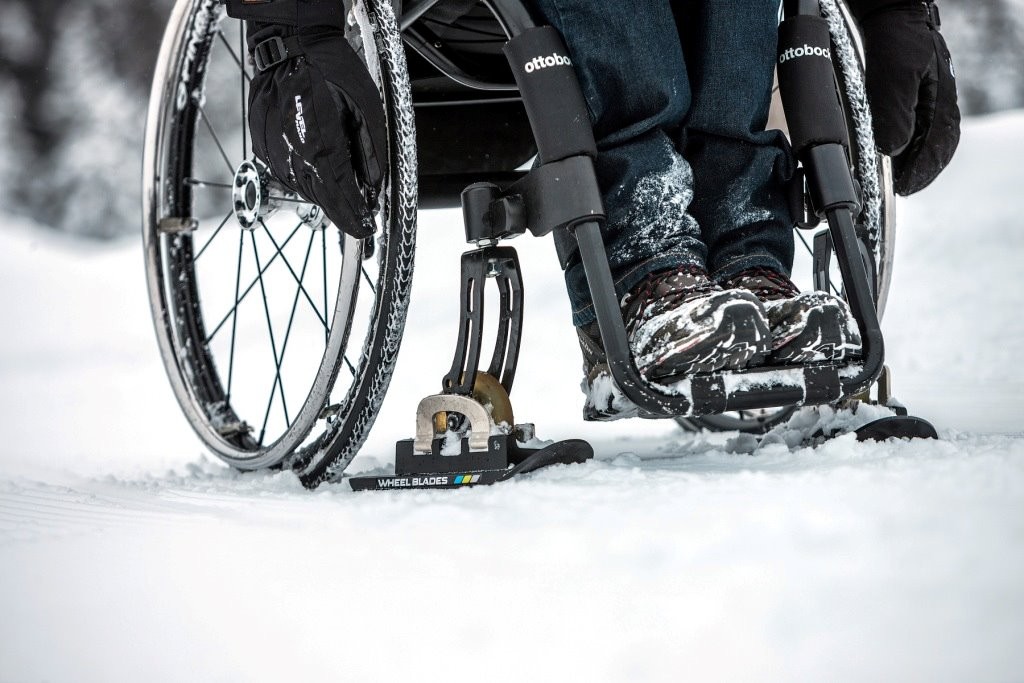 Wheelblades Wheelchair Skis 1