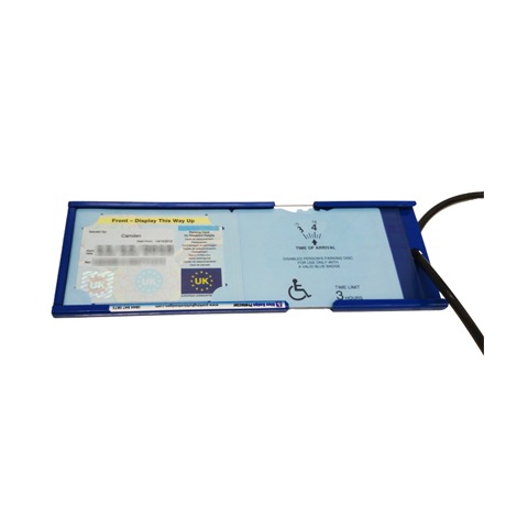 Large Blue Badge Protector 1