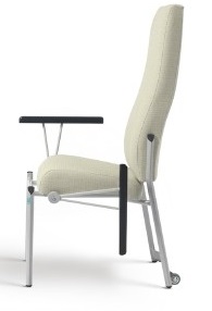 Gemini High Back Drop Arm Chair 1