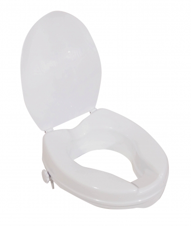 Viscount Raised Toilet Seat With Lid 1