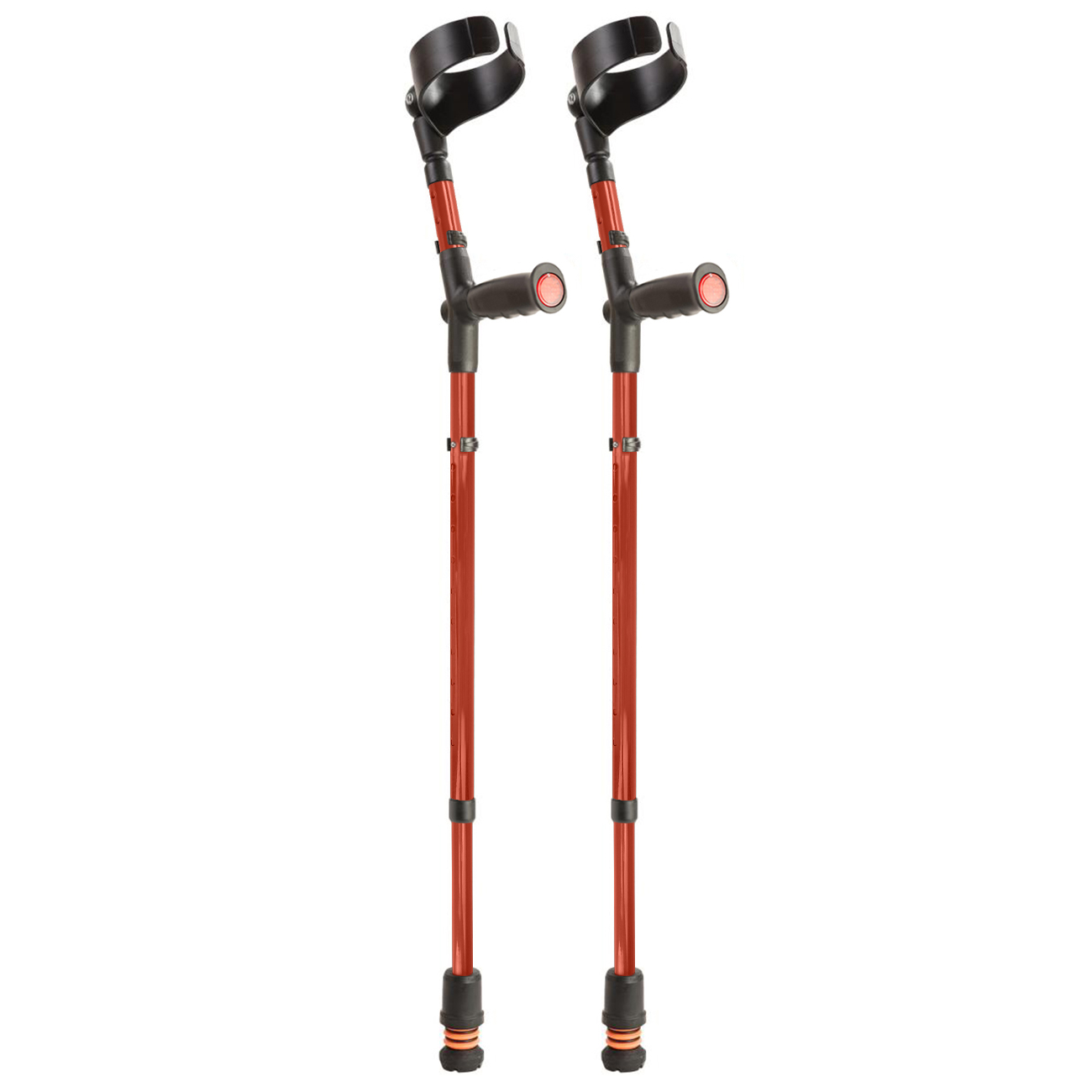 Flexyfoot Soft Grip Double Adjustable Crutches