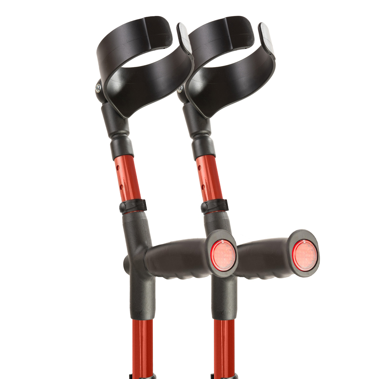 Flexyfoot Soft Grip Double Adjustable Crutches