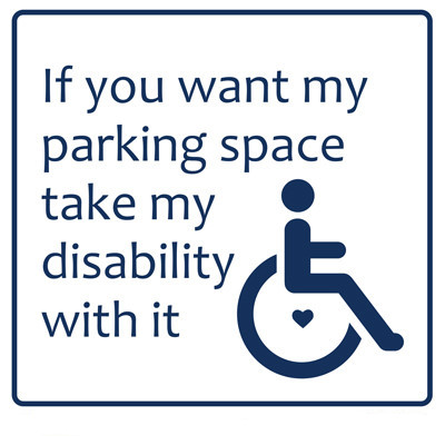 Variety Of Disability Message Stickers 1