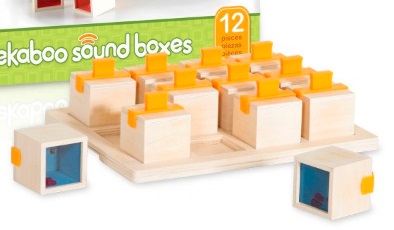 Sensory Peekaboo Sound Boxes 1