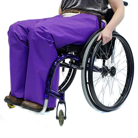 Women's Warm Lined Waterproof Wheelchair Trousers