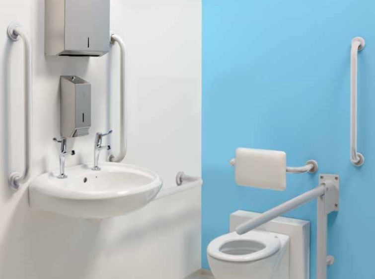 Part M Disabled Persons Toilet Rails Pack 1