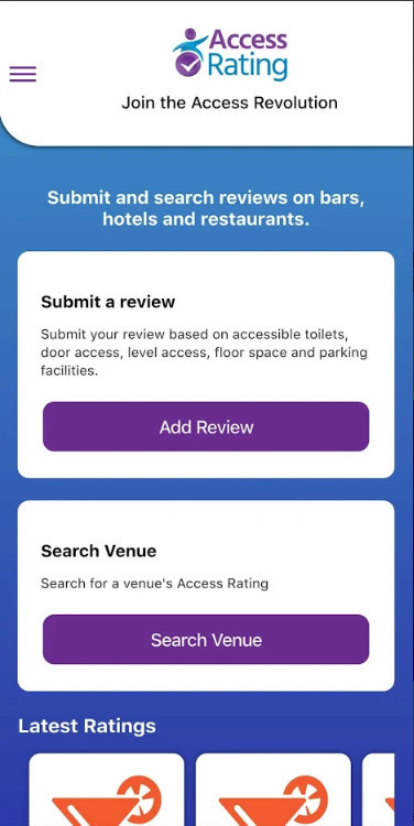 Access Rating Disabled Access Review App 1