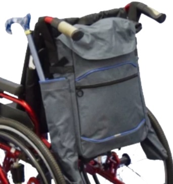 Crutch-stick Holder Bag For Wheelchairs 1