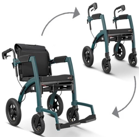 Rollz Motion Performance All-Terrain Rollator & Wheelchair