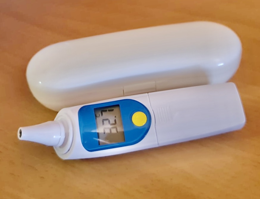 Talking Ir Ear And Forehead Thermometer