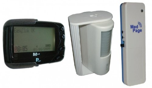 PIR Sensor With Long Range Transmitter And Data Pager