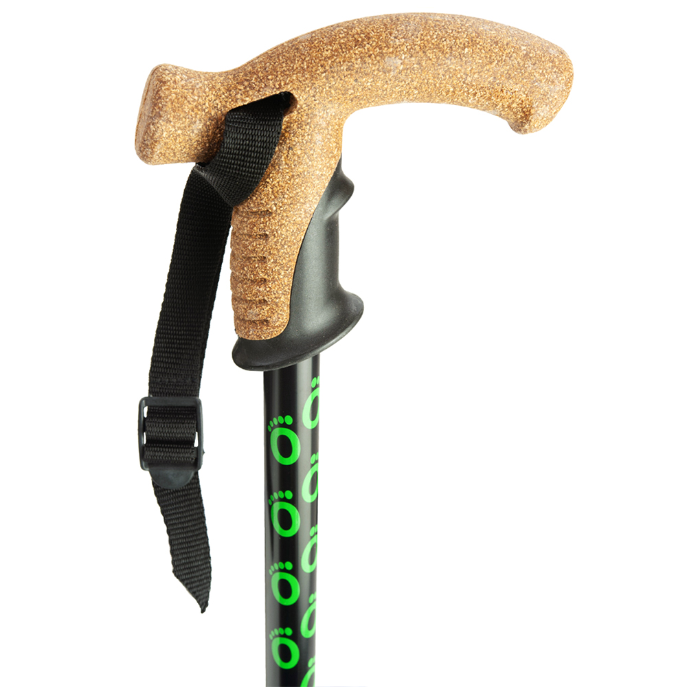 Flexyfoot Premium Cork Handle Folding Walking Stick