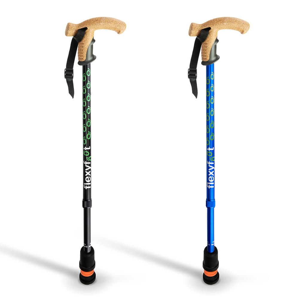 Flexyfoot Premium Cork Handle Walking Stick