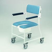 Image of Deluxe Dual Mobile Shower Chair 