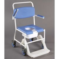 Image of Uppingham Mobile Commode Shower Chair 