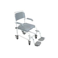 Image of Bewl Attendant Propelled Shower Commode Chair 