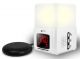 Image of Wake 'n' shake light vibrating alarm clock with lamp